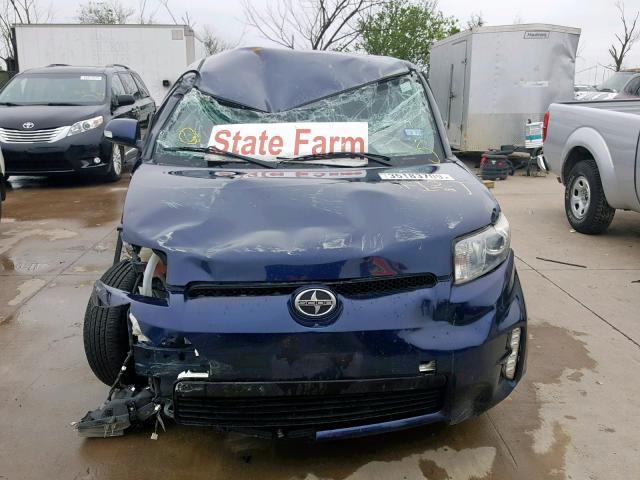 JTLZE4FE4FJ067176 - 2015 TOYOTA SCION XB 蓝色 照片 9