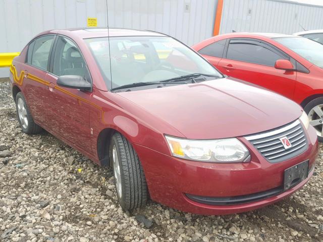 1G8AJ58F46Z180444 - 2006 SATURN ION LEVEL BURGUNDY photo 1