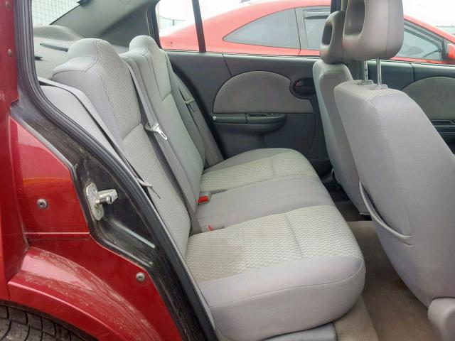 1G8AJ58F46Z180444 - 2006 SATURN ION LEVEL BURGUNDY photo 6