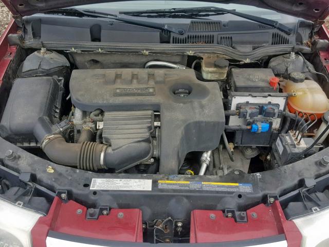 1G8AJ58F46Z180444 - 2006 SATURN ION LEVEL BURGUNDY photo 7