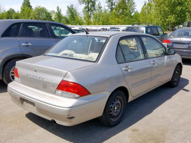 JA3AJ26E22U035942 - 2002 MITSUBISHI LANCER ES GOLD photo 4