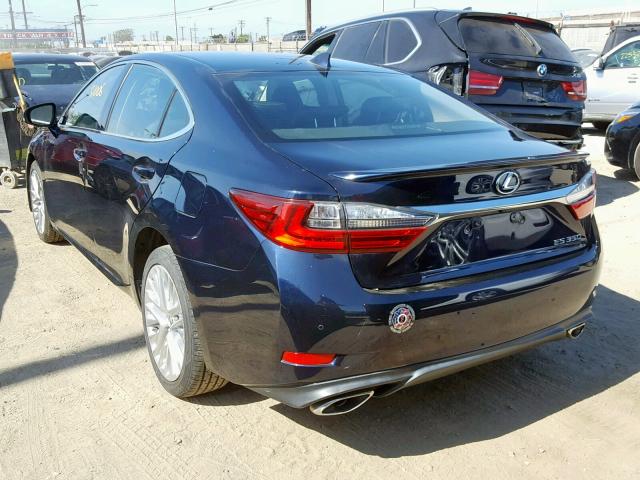 JTHBK1GG6G2225368 - 2016 LEXUS ES 350 BLUE photo 3