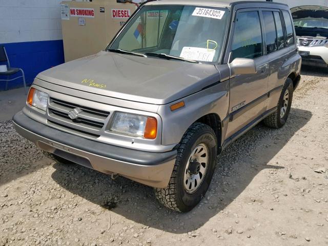 2S3TD03V1V6405065 - 1997 SUZUKI SIDEKICK J BEIGE photo 2