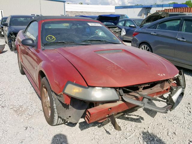 1FAFP44431F115058 - 2001 FORD MUSTANG RED photo 1