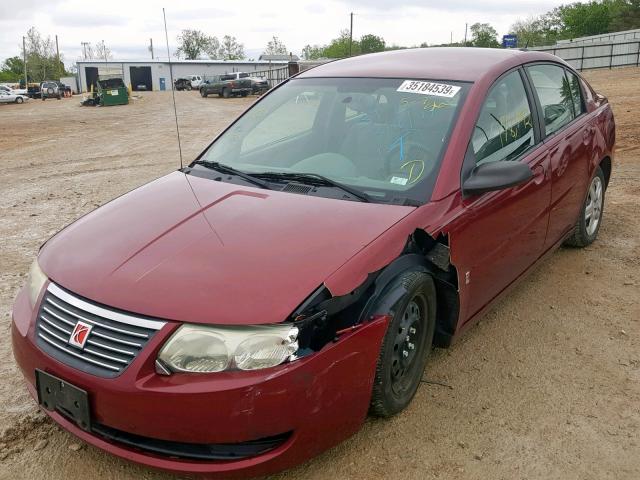 1G8AJ55F36Z158617 - 2006 SATURN ION LEVEL BURGUNDY photo 2