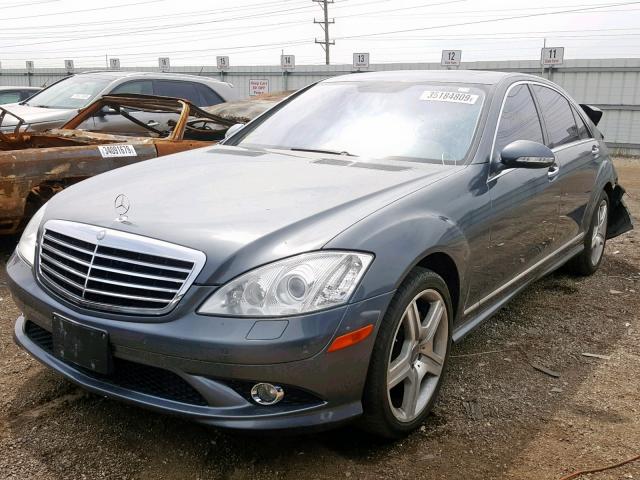 WDDNG71X87A060401 - 2007 MERCEDES-BENZ S 550 GRAY photo 2