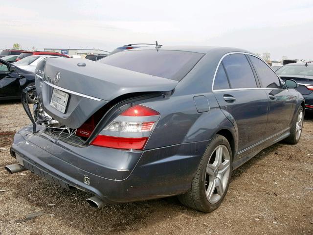 WDDNG71X87A060401 - 2007 MERCEDES-BENZ S 550 GRAY photo 4