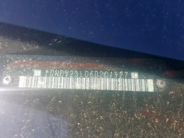 1GNDV23L06D201927 - 2006 CHEVROLET UPLANDER L 勃艮第红 照片 10