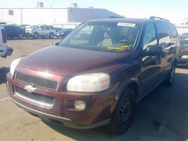 1GNDV23L06D201927 - 2006 CHEVROLET UPLANDER L 勃艮第红 照片 2