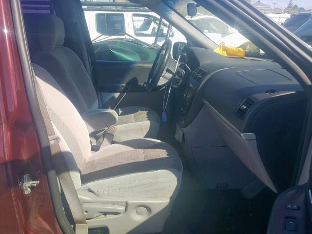 1GNDV23L06D201927 - 2006 CHEVROLET UPLANDER L 勃艮第红 照片 5