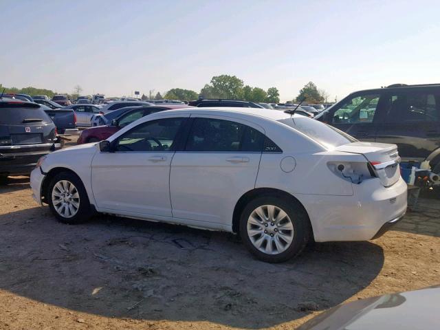 1C3CCBAB7CN292497 - 2012 CHRYSLER 200 LX WHITE photo 3