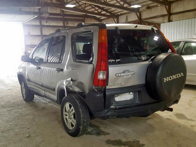 JHLRD78844C055279 - 2004 HONDA CR-V EX SILVER photo 3