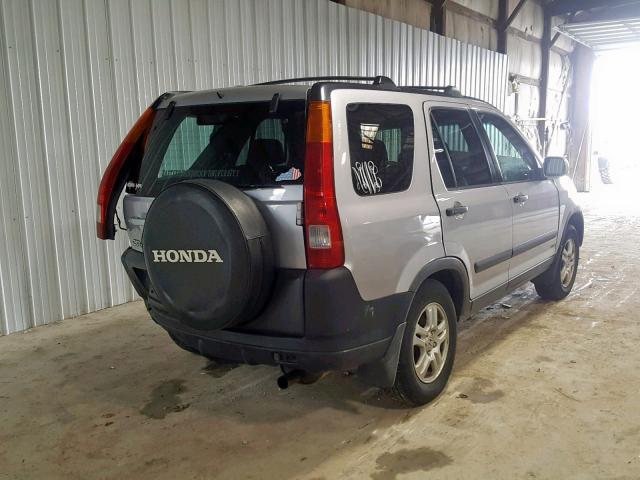 JHLRD78844C055279 - 2004 HONDA CR-V EX SILVER photo 4