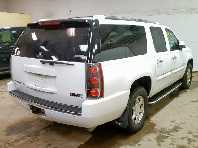 1GKFK66818J187604 - 2008 GMC YUKON XL D WHITE photo 4