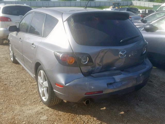 JM1BK343661425802 - 2006 MAZDA 3 HATCHBAC GRAY photo 3