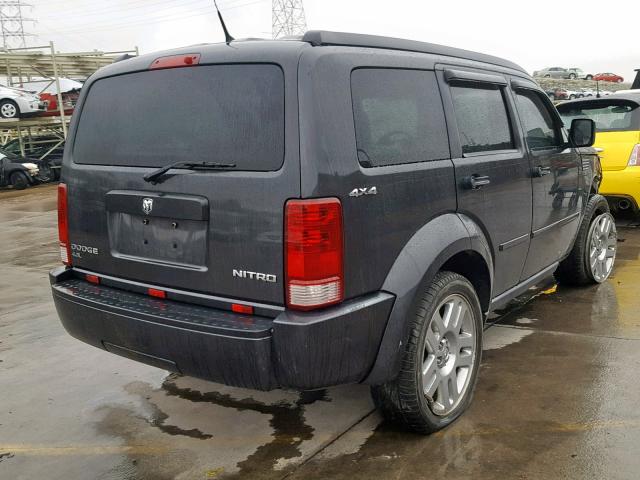 1D4PU4GXXBW539810 - 2011 DODGE NITRO HEAT GRAY photo 4