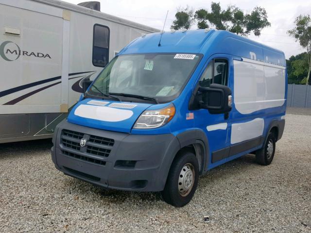 3C6TRVCGXHE523531 - 2017 RAM PROMASTER WHITE photo 2