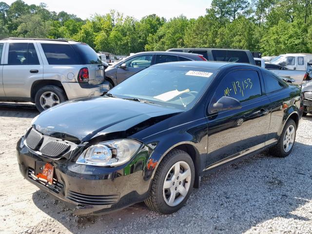1G2AS18H397189430 - 2009 PONTIAC G5 BLACK photo 2