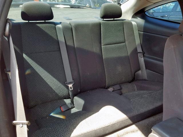 1G2AS18H397189430 - 2009 PONTIAC G5 BLACK photo 6