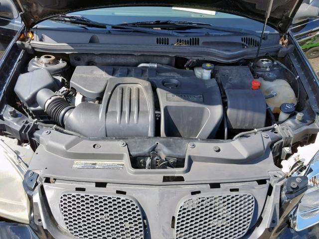 1G2AS18H397189430 - 2009 PONTIAC G5 BLACK photo 7