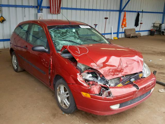 3FAFP31Z43R143564 - 2003 FORD FOCUS ZX3 RED photo 1