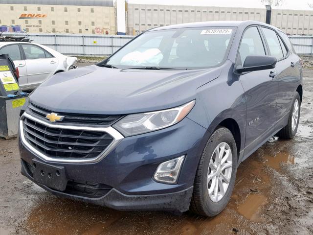 3GNAXHEV8JL116285 - 2018 CHEVROLET EQUINOX LS CHARCOAL photo 2