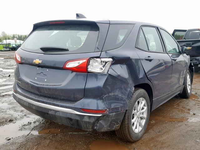 3GNAXHEV8JL116285 - 2018 CHEVROLET EQUINOX LS CHARCOAL photo 4