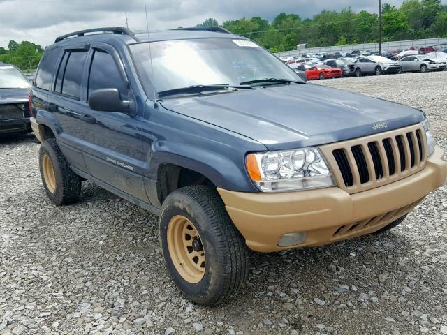 1J4GW48N53C596286 - 2003 JEEP GRAND CHER BLUE photo 1