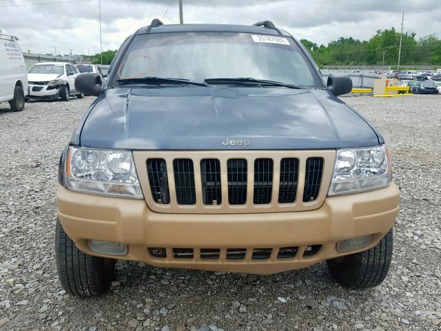 1J4GW48N53C596286 - 2003 JEEP GRAND CHER BLUE photo 9