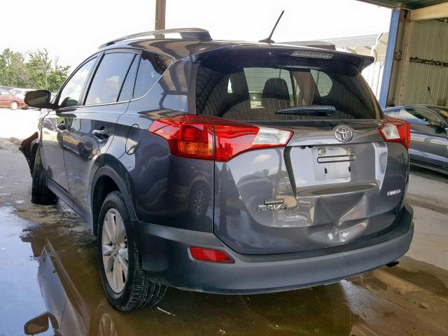 2T3YFREV2FW219380 - 2015 TOYOTA RAV4 LIMIT GRAY photo 3