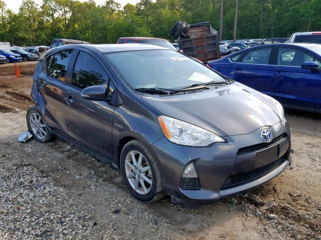 JTDKDTB32C1022067 - 2012 TOYOTA PRIUS C GRAY photo 1