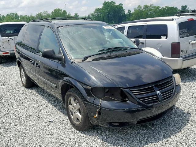 1D4GP45R25B207531 - 2005 DODGE CARAVAN SX BLACK photo 1