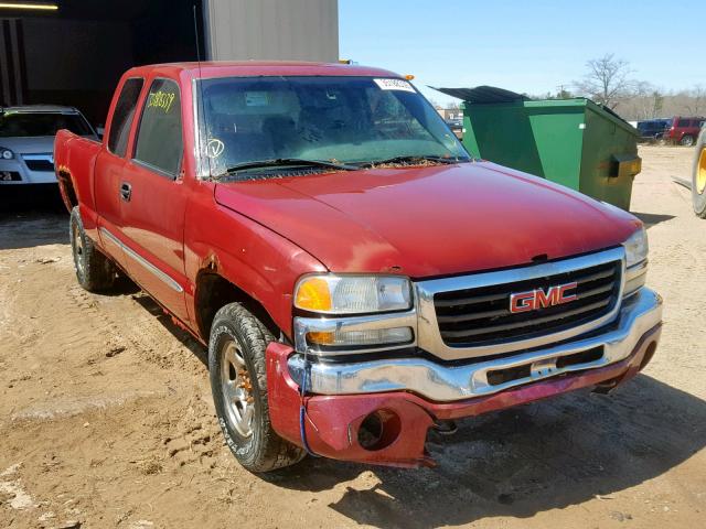 1GTEK19T84E283081 - 2004 GMC NEW SIERRA BURGUNDY photo 1