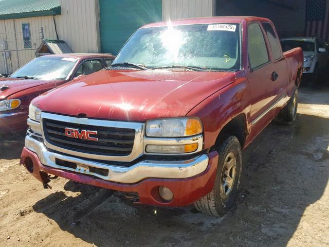 1GTEK19T84E283081 - 2004 GMC NEW SIERRA BURGUNDY photo 2