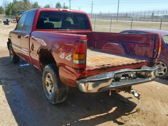 1GTEK19T84E283081 - 2004 GMC NEW SIERRA BURGUNDY photo 3