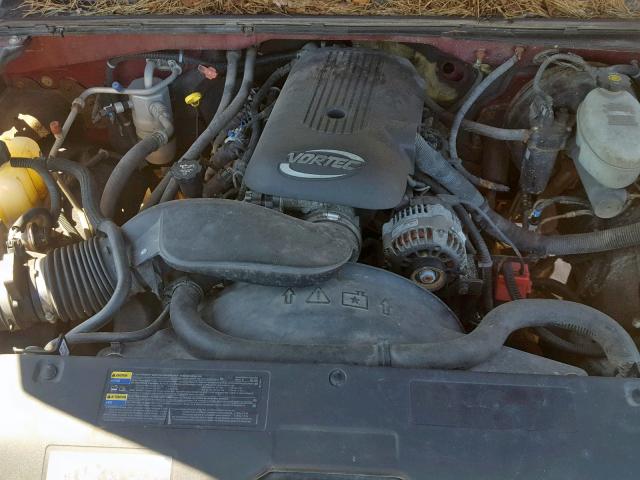 1GTEK19T84E283081 - 2004 GMC NEW SIERRA BURGUNDY photo 7