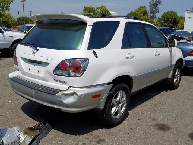 JTJGF10U510098074 - 2001 LEXUS RX 300 WHITE photo 4