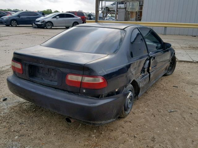 1HGEJ2128SL018490 - 1995 HONDA CIVIC DX BLACK photo 4