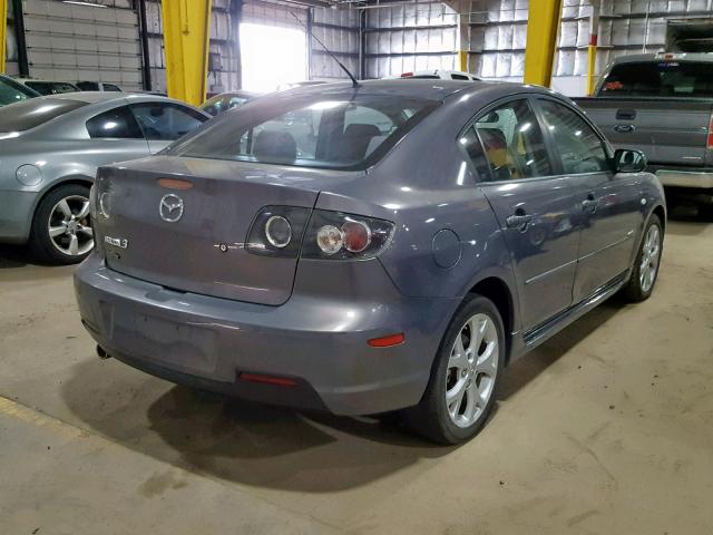 JM1BK323571635036 - 2007 MAZDA 3 S GRAY photo 4