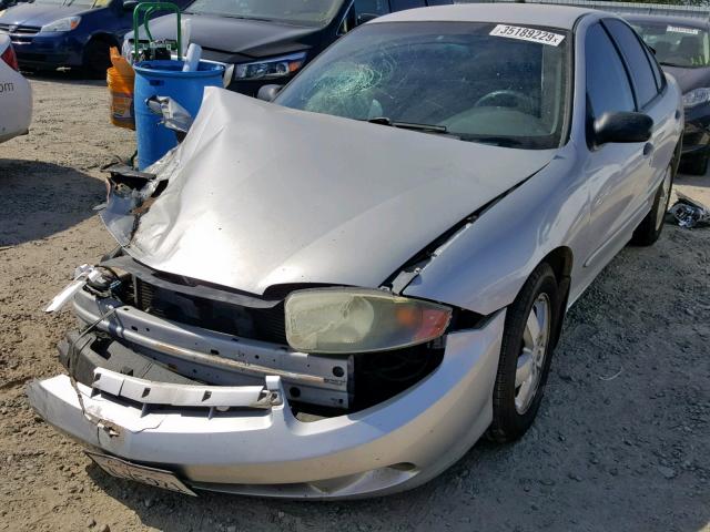 1G1JF54F037325220 - 2003 CHEVROLET CAVALIER L GRAY photo 2