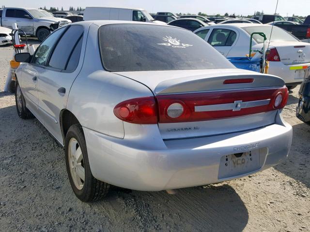 1G1JF54F037325220 - 2003 CHEVROLET CAVALIER L GRAY photo 3