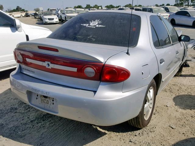 1G1JF54F037325220 - 2003 CHEVROLET CAVALIER L GRAY photo 4