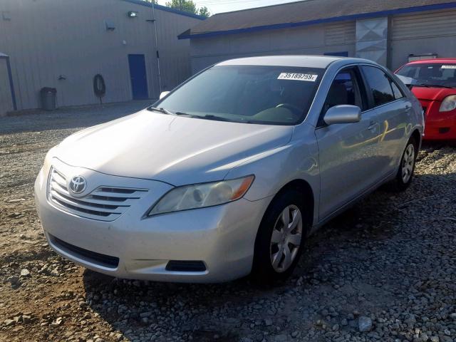4T1BE46K97U615008 - 2007 TOYOTA CAMRY NEW SILVER photo 2