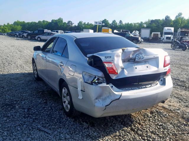 4T1BE46K97U615008 - 2007 TOYOTA CAMRY NEW SILVER photo 3