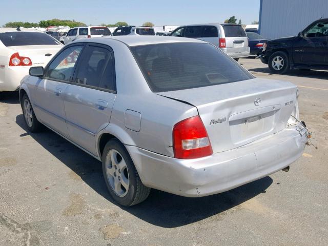 JM1BJ225120507129 - 2002 MAZDA PROTEGE DX SILVER photo 3