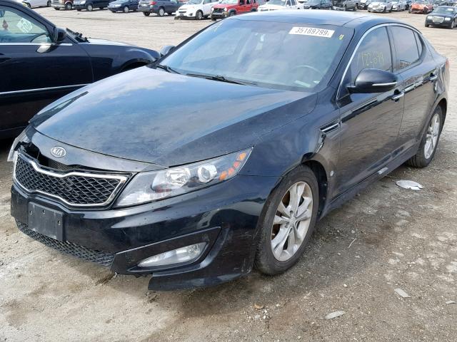 KNAGR4A65B5138019 - 2011 KIA OPTIMA SX BLACK photo 2