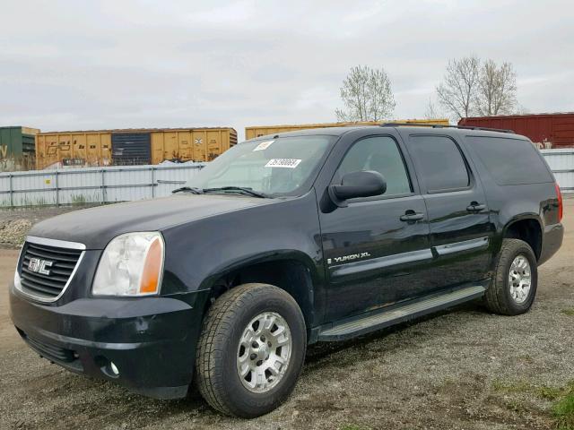 1GKFK16388R112195 - 2008 GMC YUKON XL K BLACK photo 2