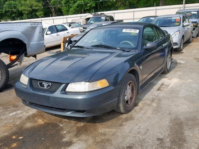 1FAFP404XXF140148 - 1999 FORD MUSTANG GREEN photo 2