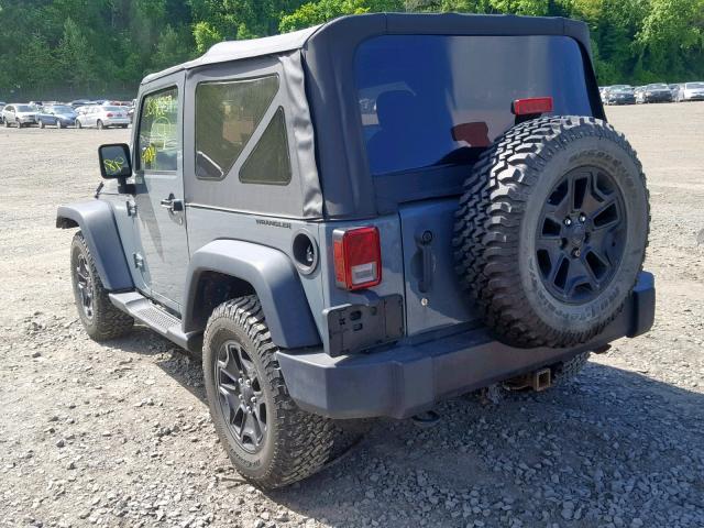 1C4AJWAG7EL148135 - 2014 JEEP WRANGLER S გრაფიტი ფოტო 3