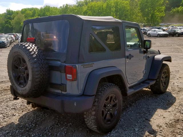 1C4AJWAG7EL148135 - 2014 JEEP WRANGLER S გრაფიტი ფოტო 4